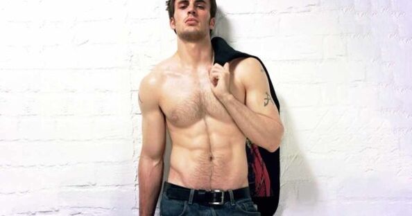 brutal man with enlarged penis