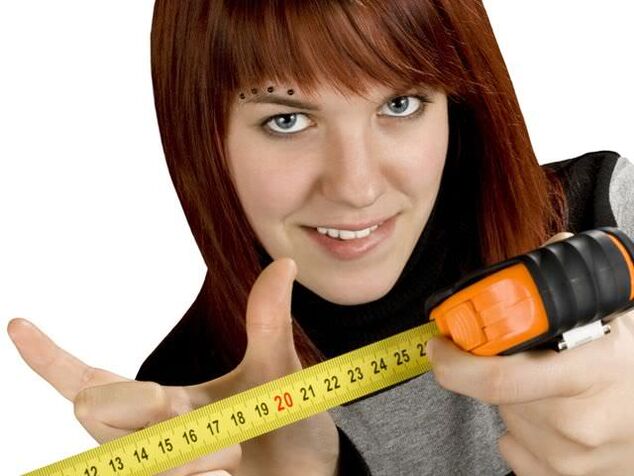 Visible result of phallus enlargement exercises