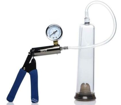 Manual pump for penis enlargement